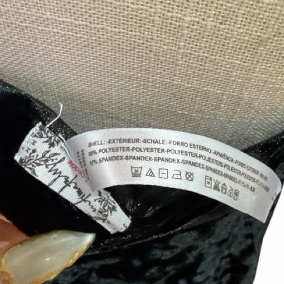 Free People Come Together Twisted Velvet Mini Dress Medium - Picture 4 of 7